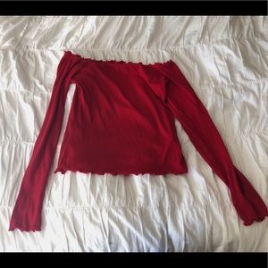 Off the shoulder Long Sleeve